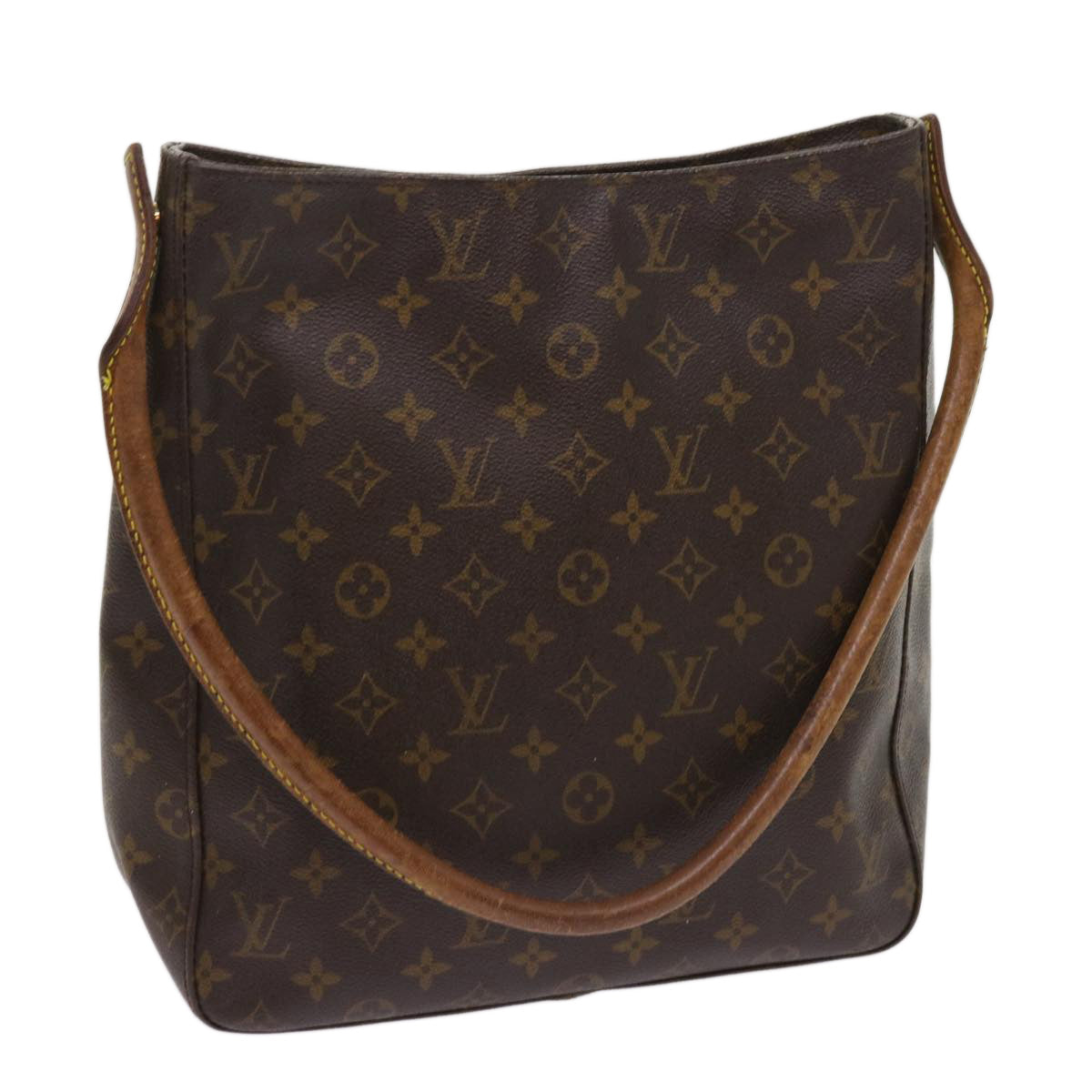 LOUIS VUITTON Monogram Looping GM Shoulder Bag M51145 LV 64435