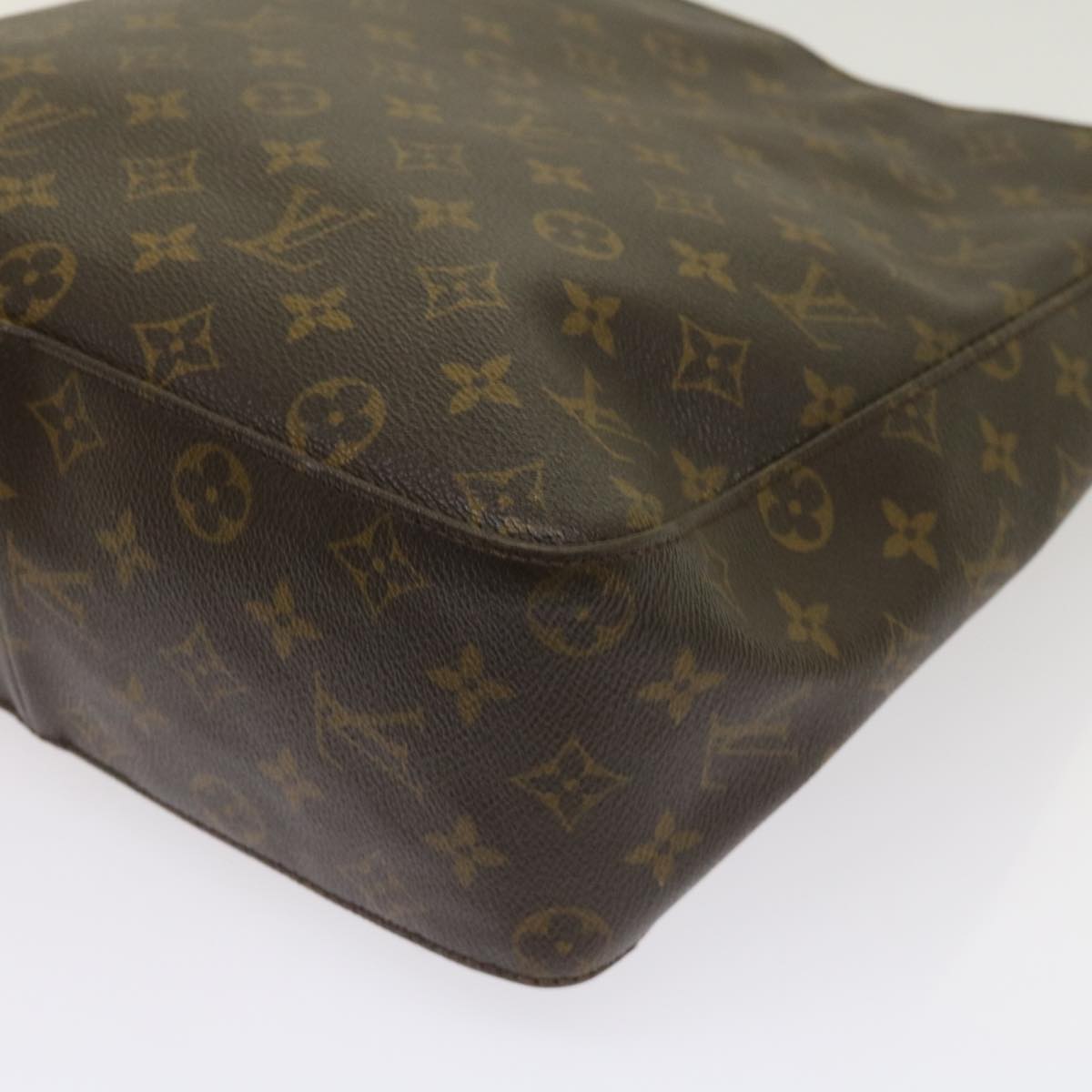 LOUIS VUITTON Monogram Looping GM Shoulder Bag M51145 LV 64435