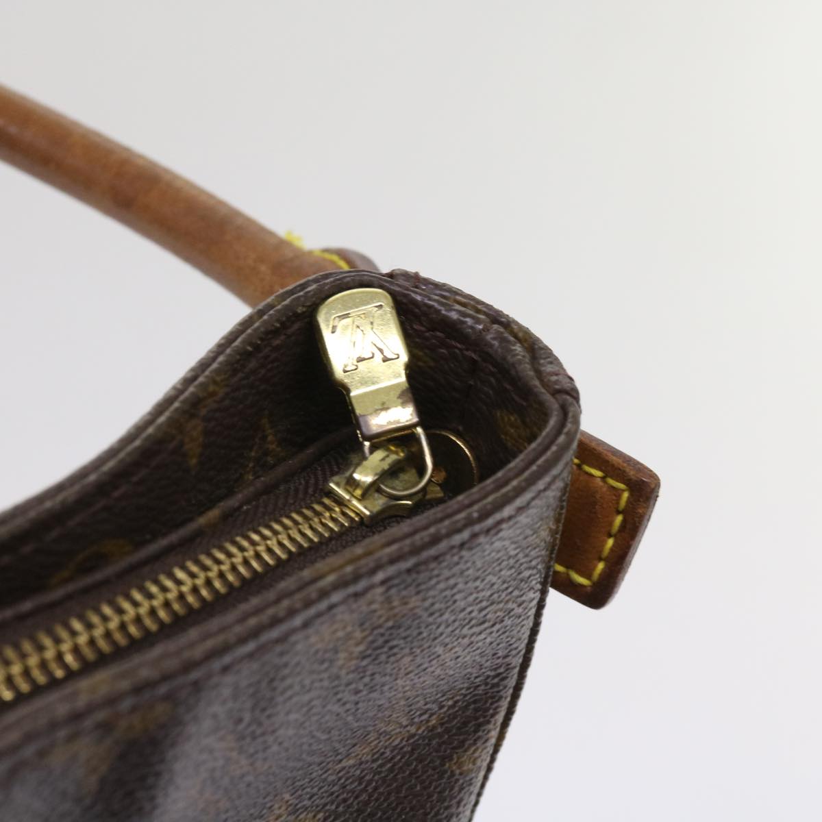 LOUIS VUITTON Monogram Looping GM Shoulder Bag M51145 LV 64435