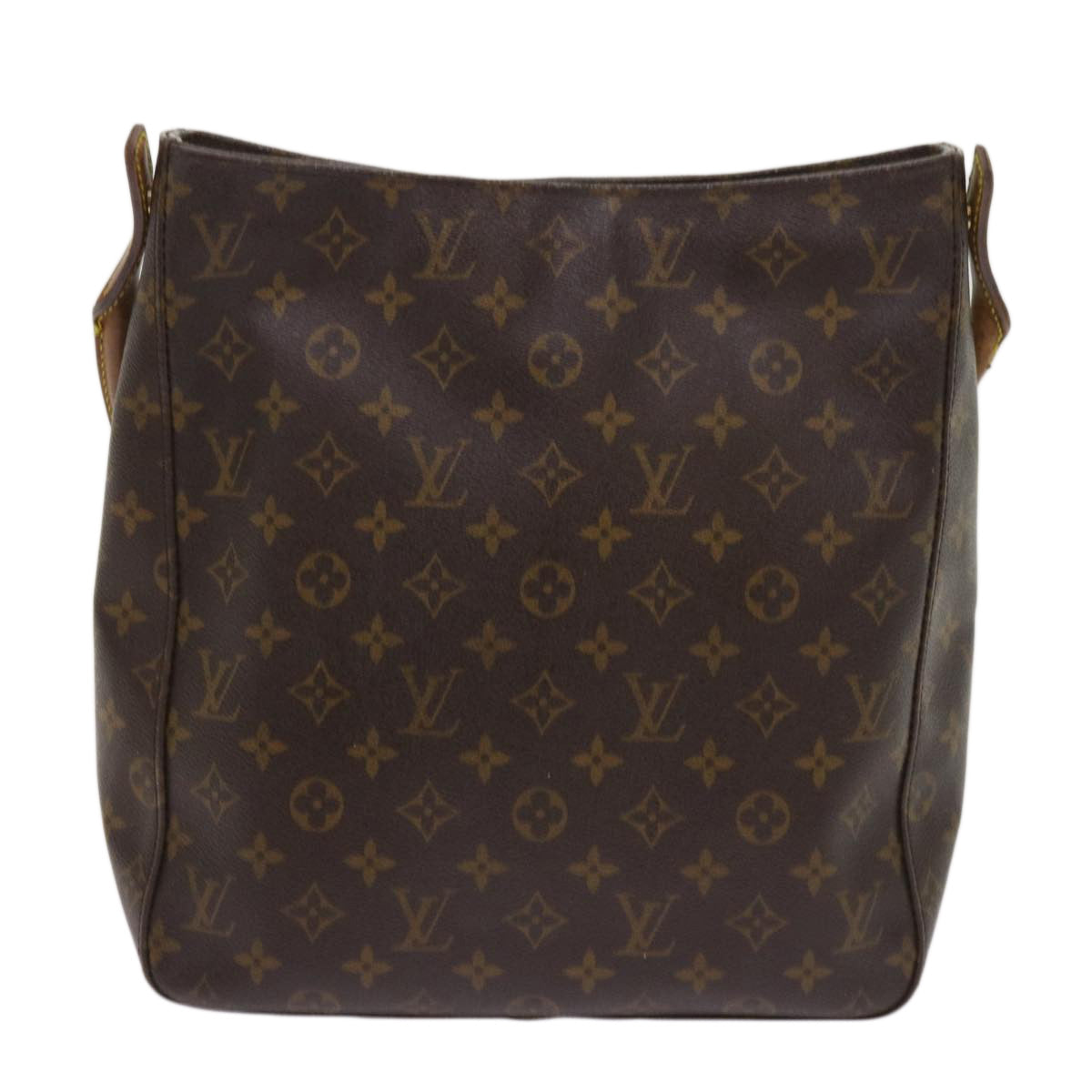 LOUIS VUITTON Monogram Looping GM Shoulder Bag M51145 LV 64435