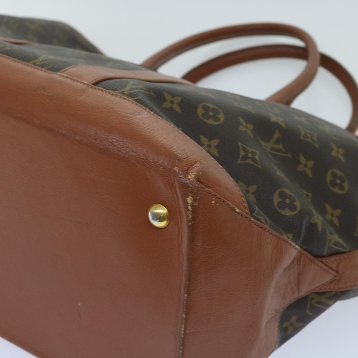 LOUIS VUITTON Monogram Sac Weekend GM Tote Bag M42420 LV 64442