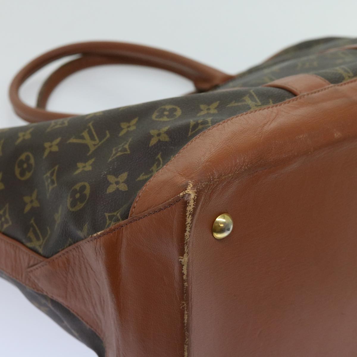 LOUIS VUITTON Monogram Sac Weekend GM Tote Bag M42420 LV 64442