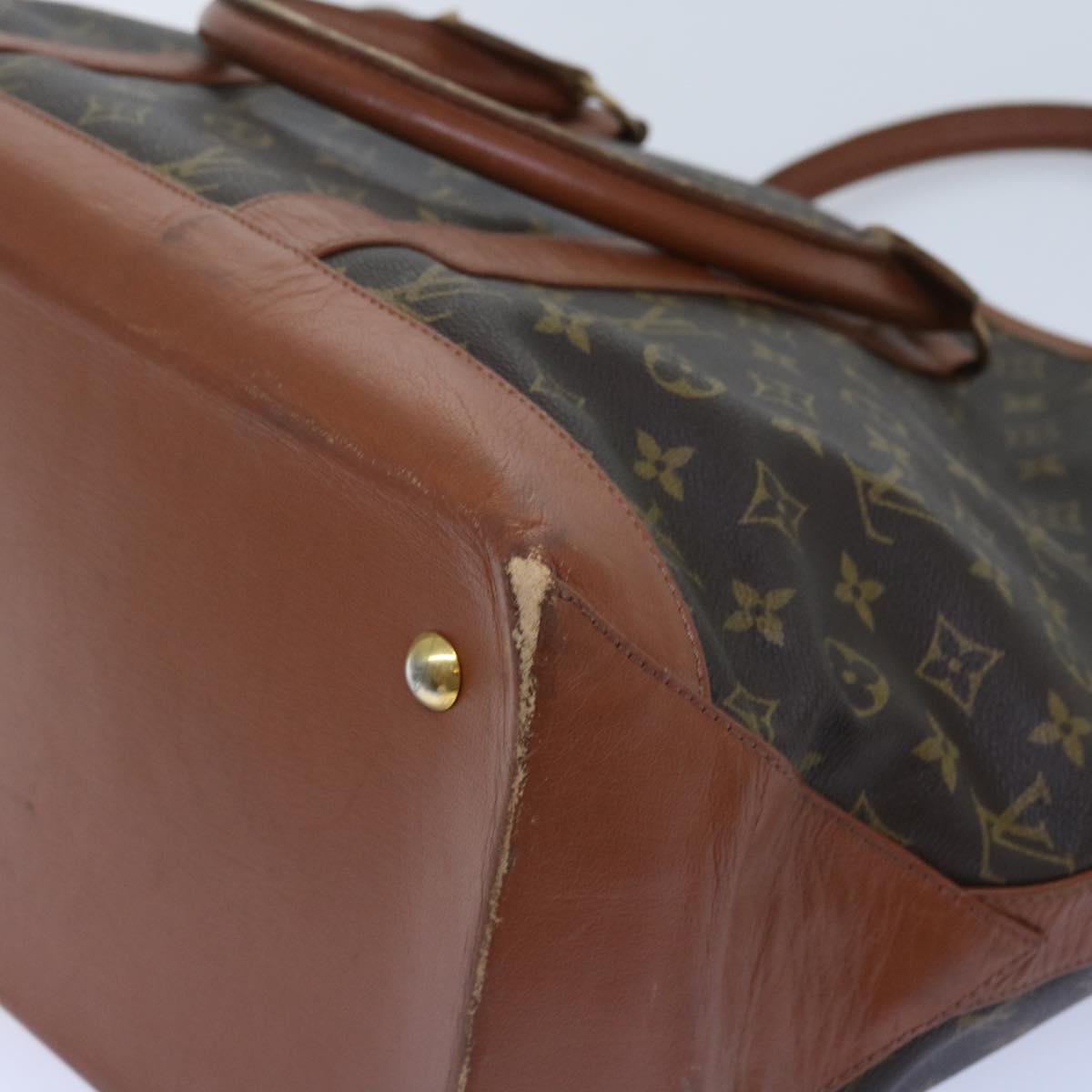 LOUIS VUITTON Monogram Sac Weekend GM Tote Bag M42420 LV 64442