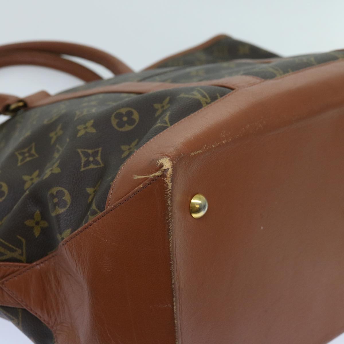 LOUIS VUITTON Monogram Sac Weekend GM Tote Bag M42420 LV 64442