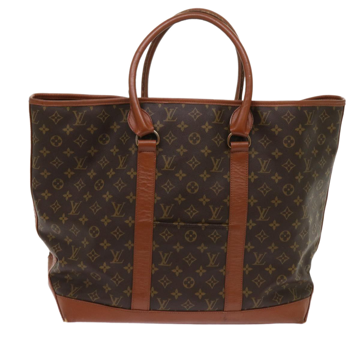 LOUIS VUITTON Monogram Sac Weekend GM Tote Bag M42420 LV 64442