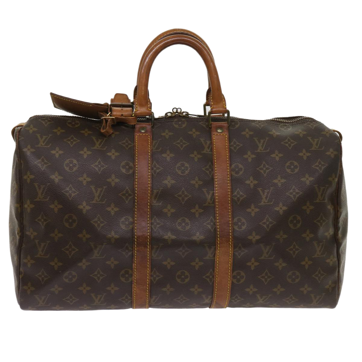 LOUIS VUITTON Monogram Keepall 45 Boston Bag M41428 LV 64450
