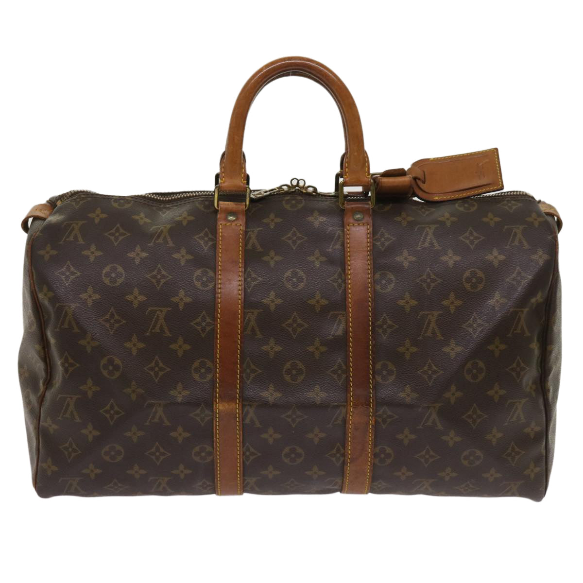 LOUIS VUITTON Monogram Keepall 45 Boston Bag M41428 LV 64450