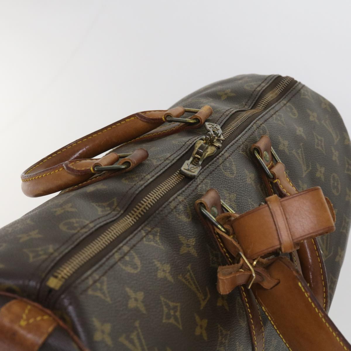 LOUIS VUITTON Monogram Keepall 45 Boston Bag M41428 LV 64450