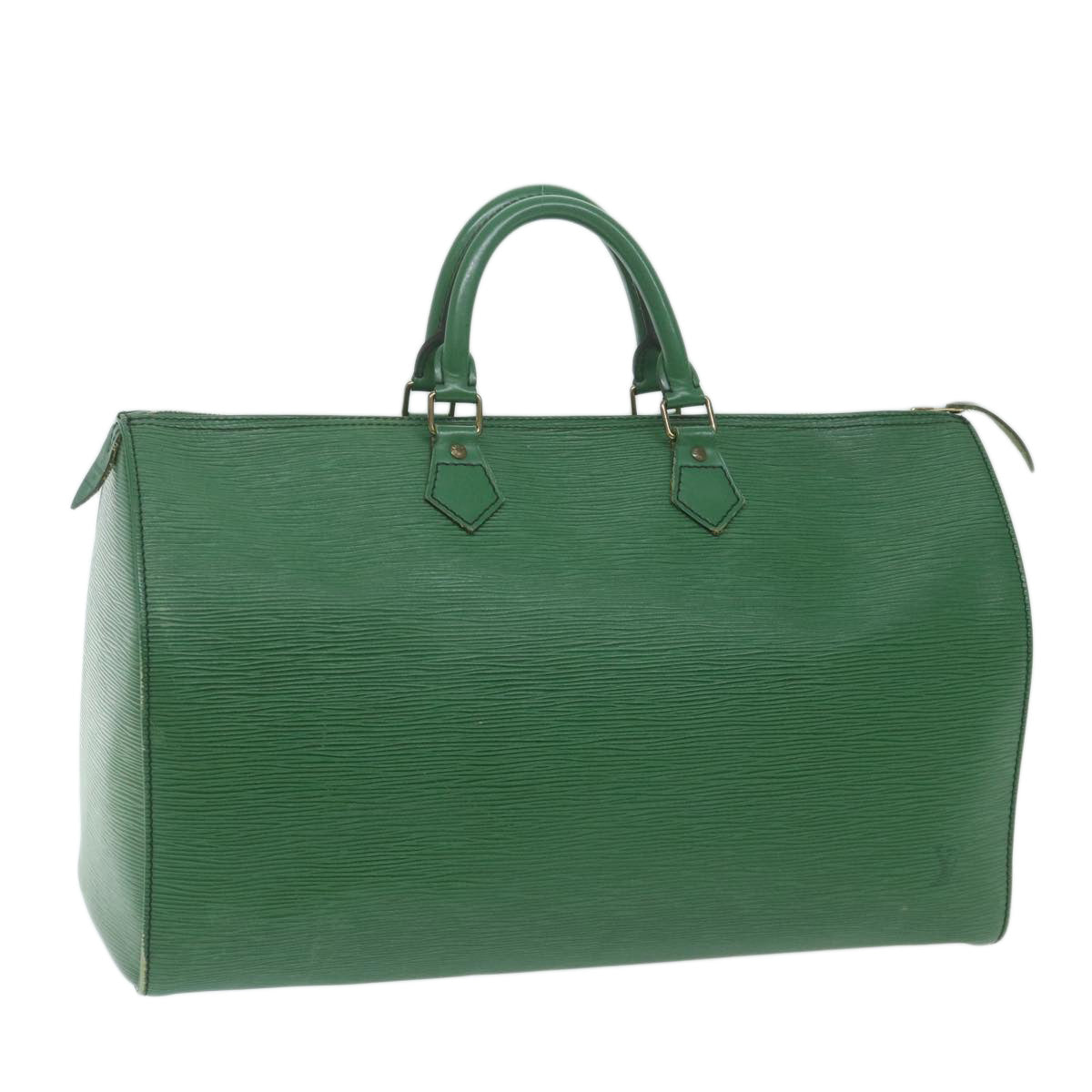 LOUIS VUITTON Epi Speedy 40 Hand Bag Borneo Green M42984 LV 64465