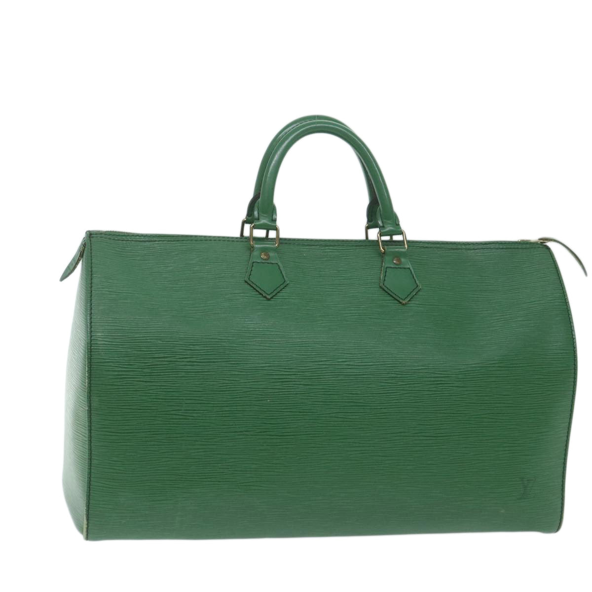 LOUIS VUITTON Epi Speedy 40 Hand Bag Borneo Green M42984 LV 64465