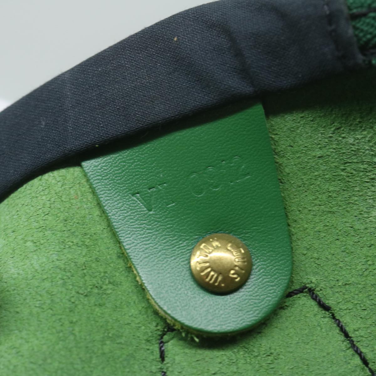LOUIS VUITTON Epi Speedy 40 Hand Bag Borneo Green M42984 LV 64465