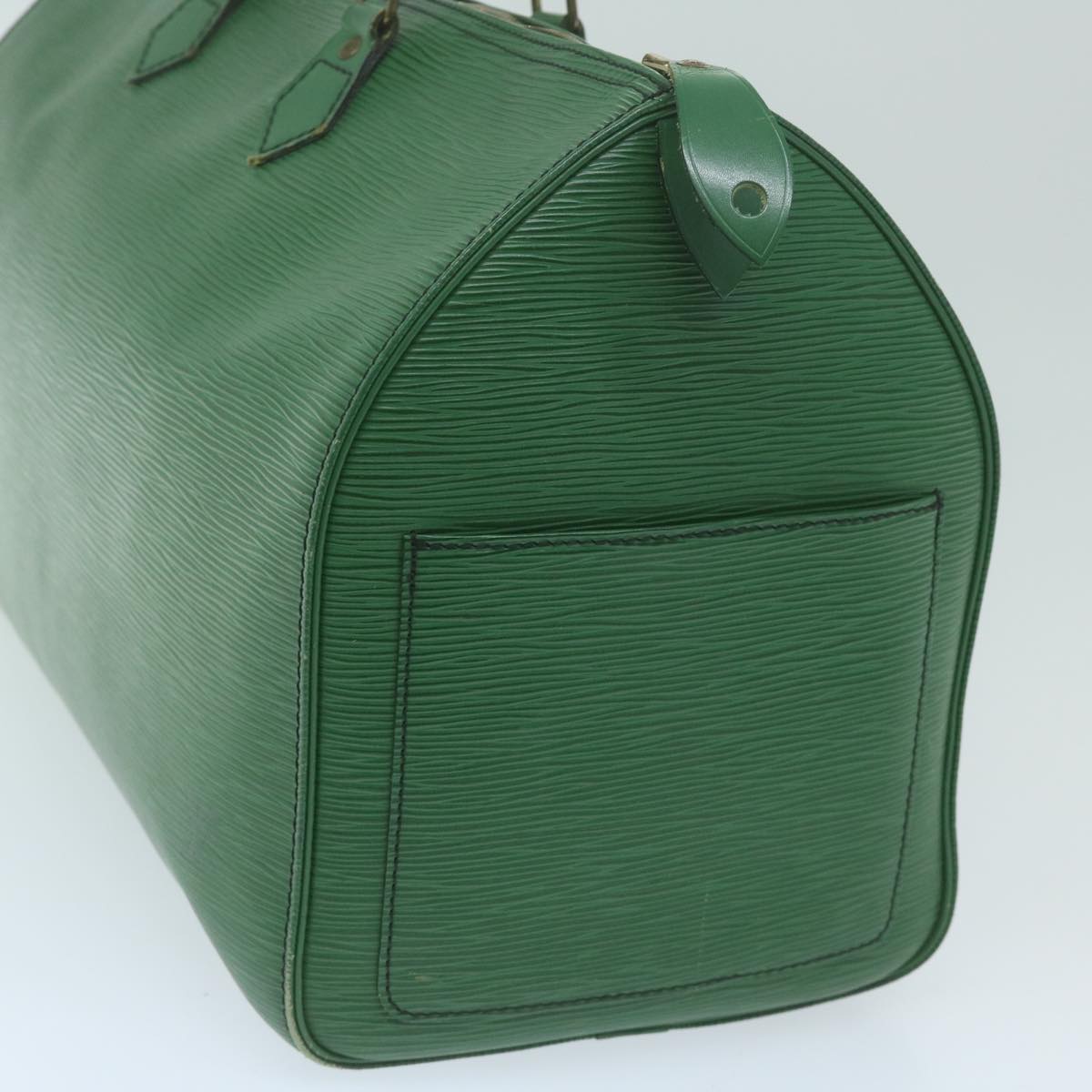 LOUIS VUITTON Epi Speedy 40 Hand Bag Borneo Green M42984 LV 64465