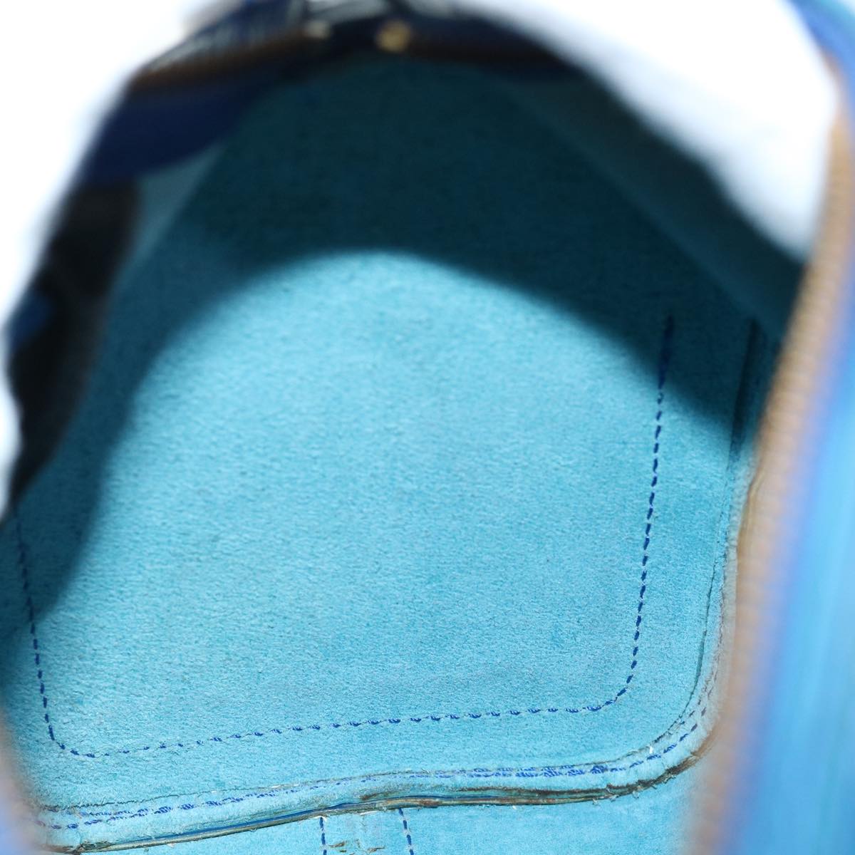 LOUIS VUITTON Epi Speedy 25 Hand Bag Toledo Blue M43015 LV 64466