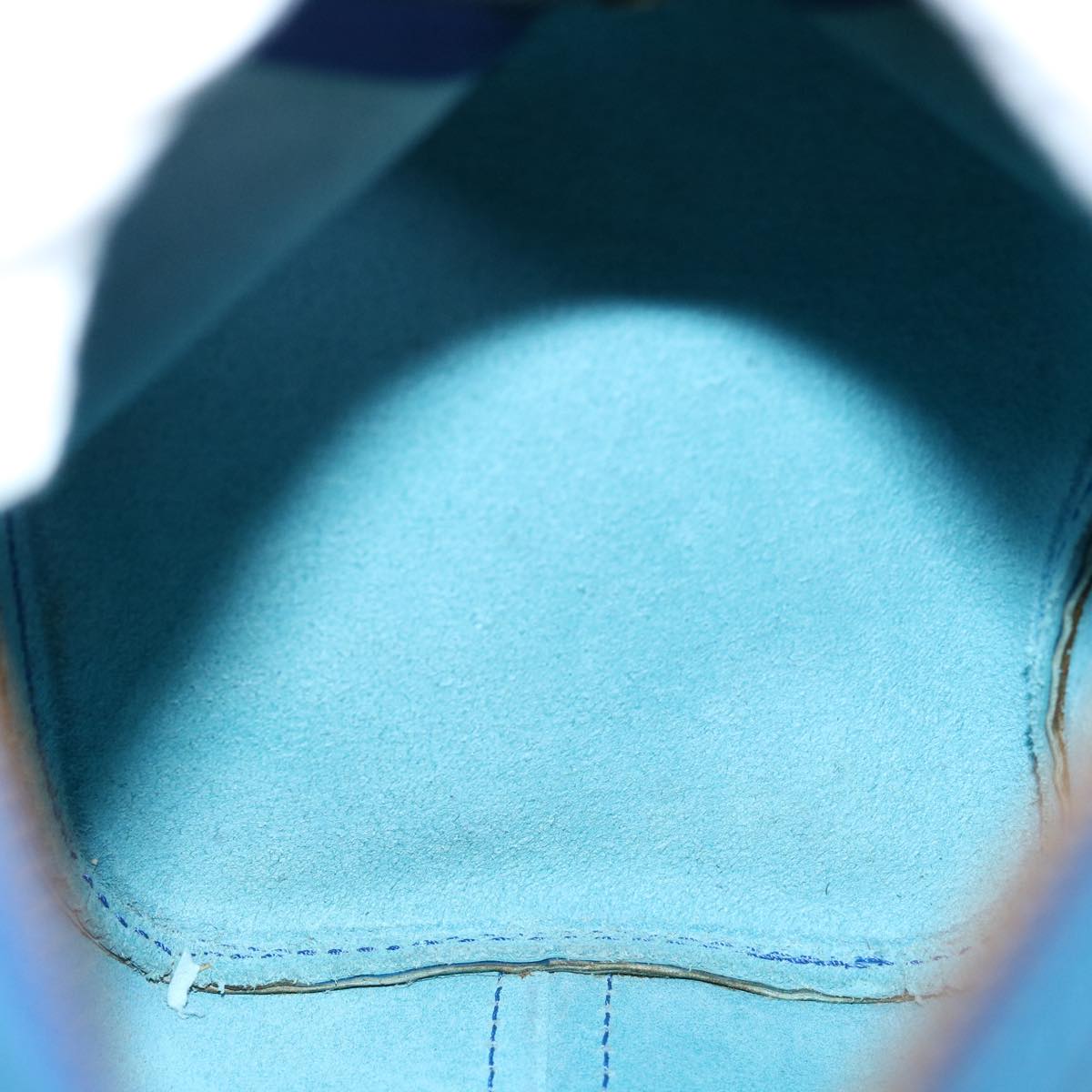 LOUIS VUITTON Epi Speedy 25 Hand Bag Toledo Blue M43015 LV 64466