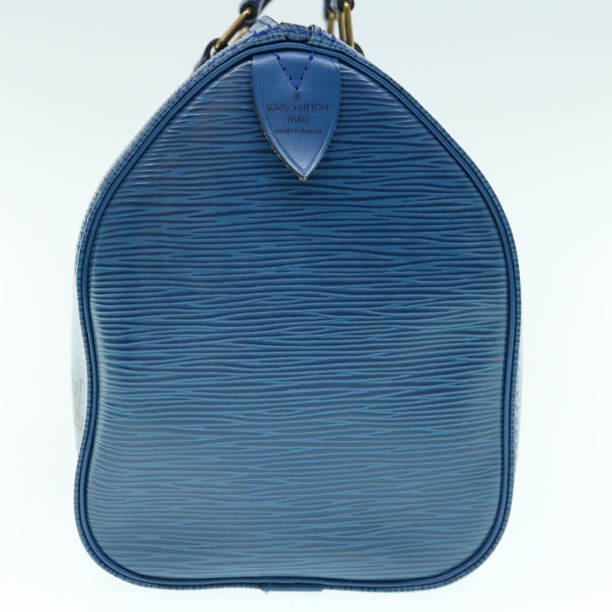 LOUIS VUITTON Epi Speedy 25 Hand Bag Toledo Blue M43015 LV 64466