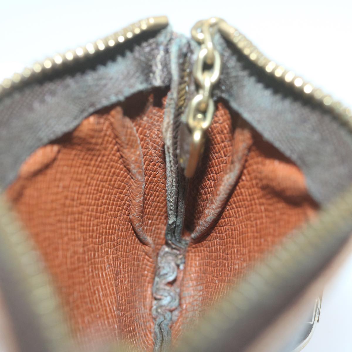 LOUIS VUITTON Monogram Pochette Cles Coin Purse M62650 LV 64509