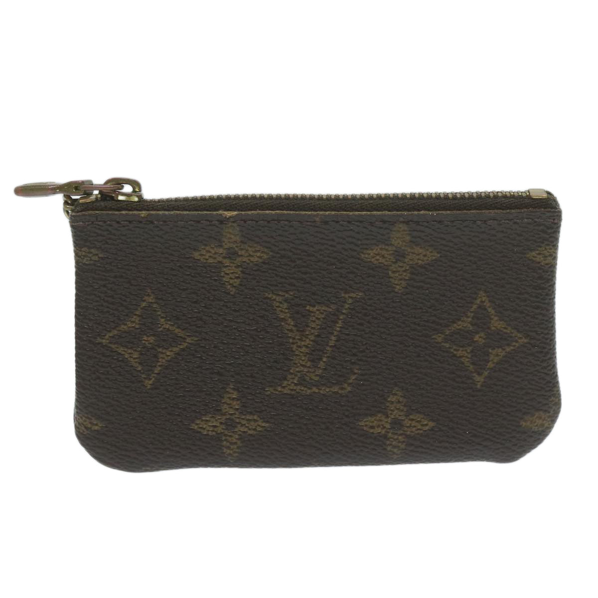 LOUIS VUITTON Monogram Pochette Cles Coin Purse M62650 LV 64509