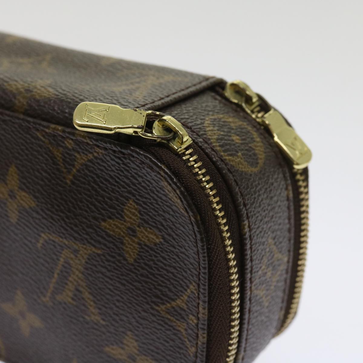 LOUIS VUITTON Monogram Trousse Brush PM Cosmetic Pouch M47510 LV 64516
