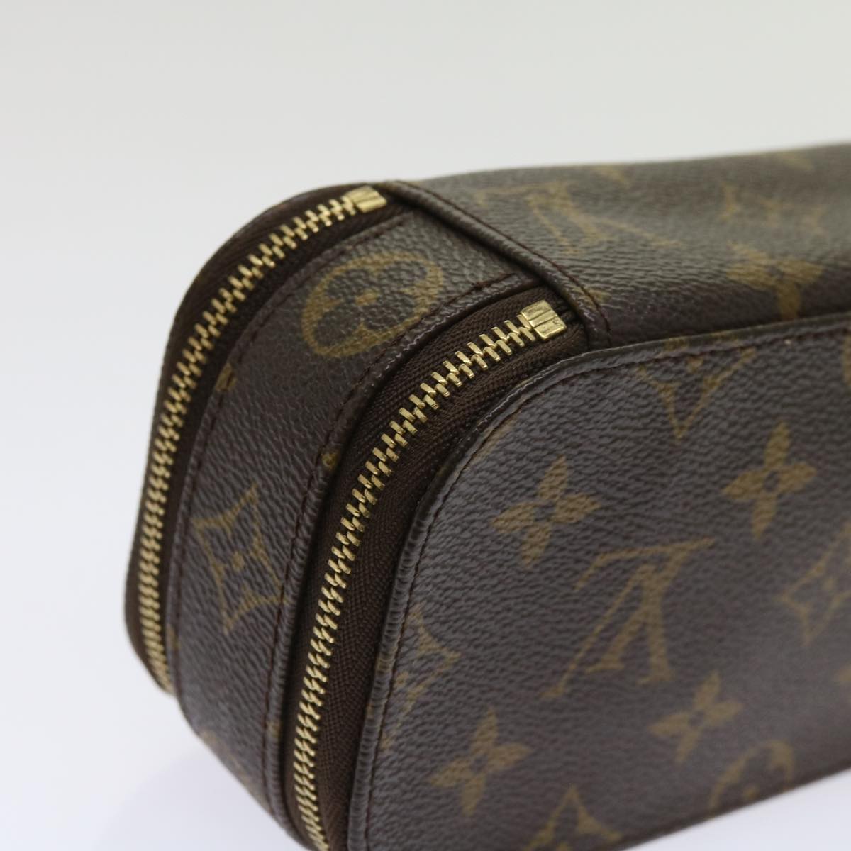 LOUIS VUITTON Monogram Trousse Brush PM Cosmetic Pouch M47510 LV 64516