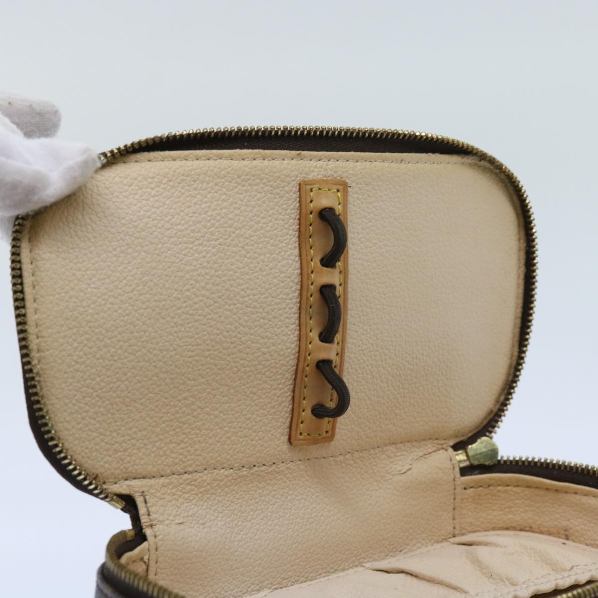 LOUIS VUITTON Monogram Trousse Brush PM Cosmetic Pouch M47510 LV 64516