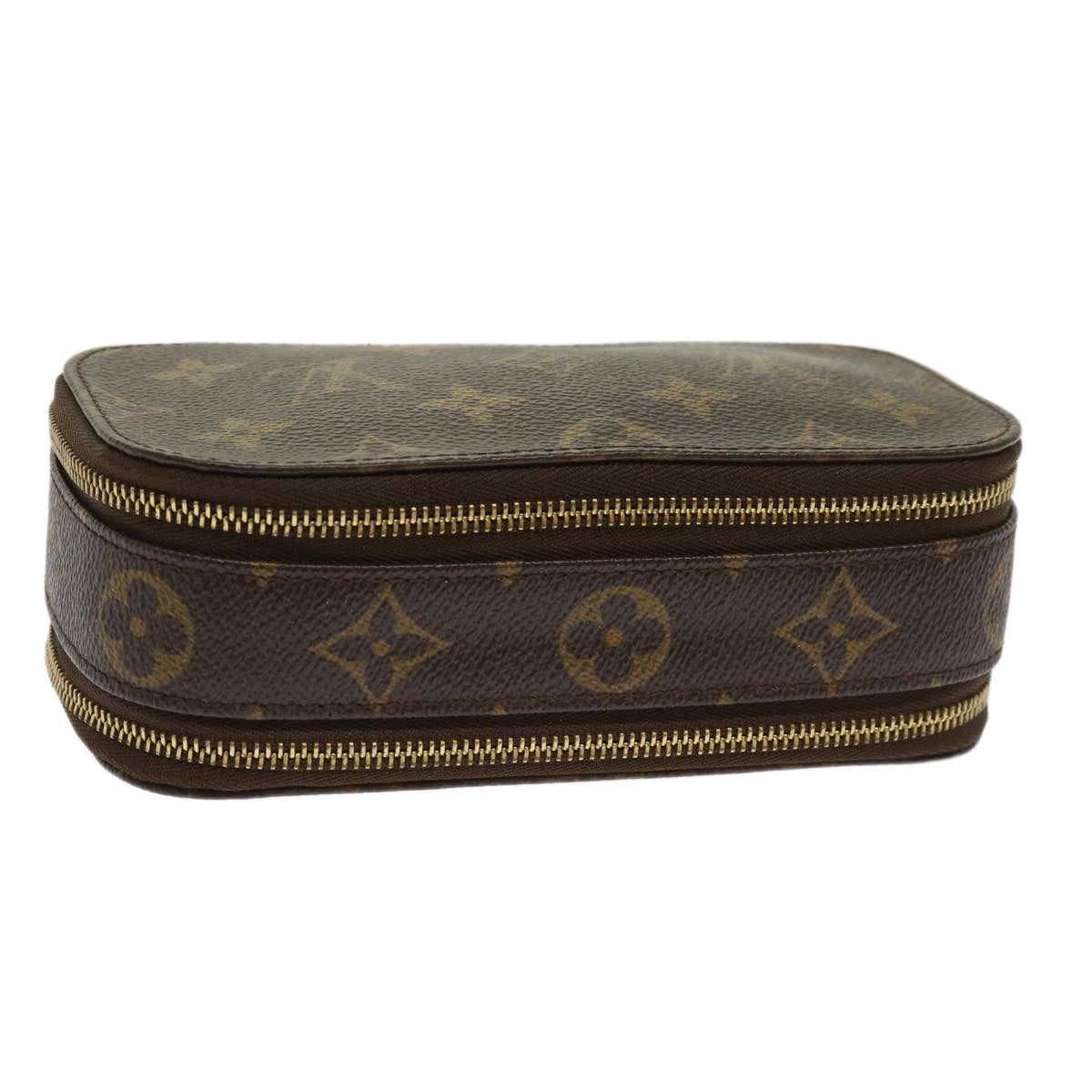 LOUIS VUITTON Monogram Trousse Brush PM Cosmetic Pouch M47510 LV 64516