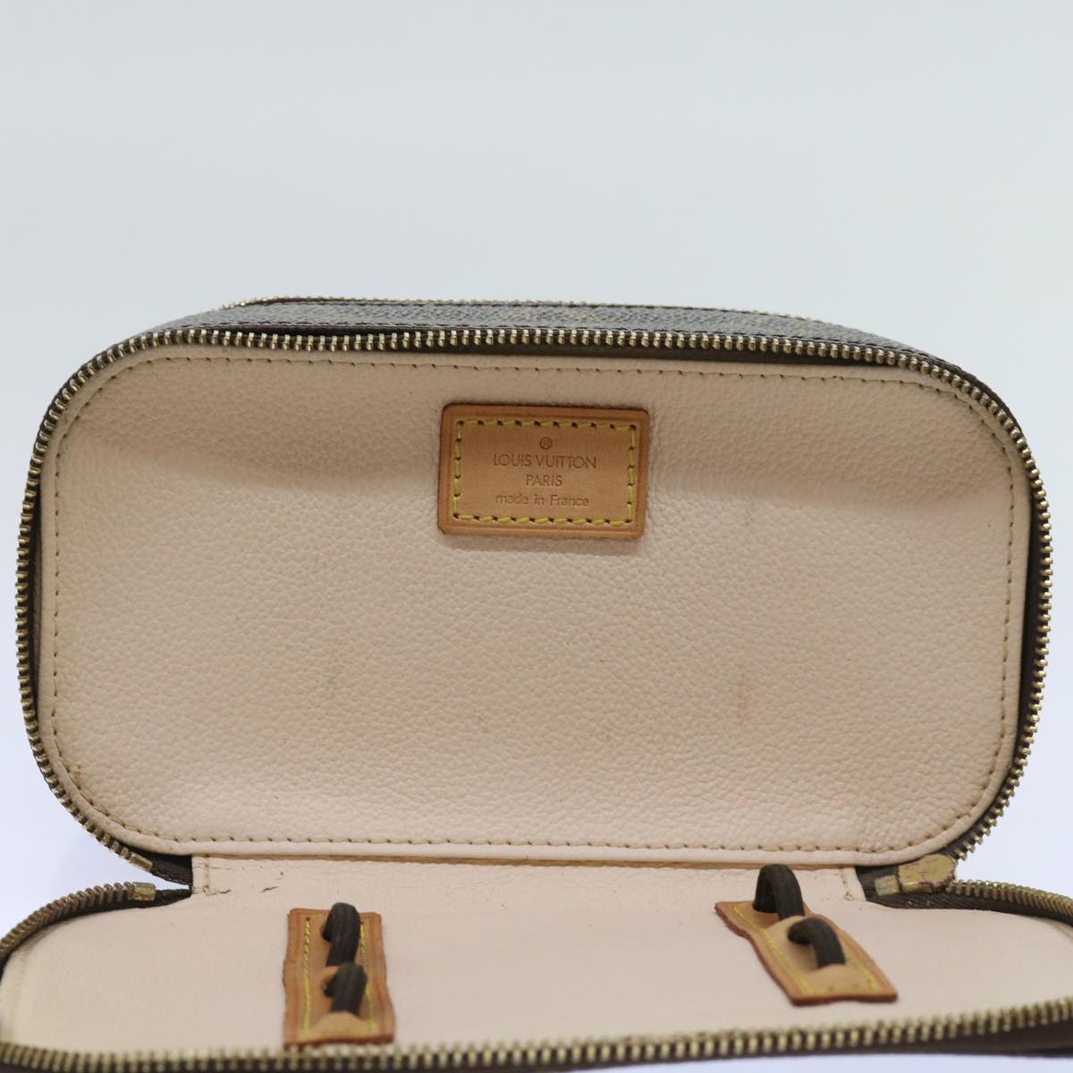LOUIS VUITTON Monogram Trousse Brush PM Cosmetic Pouch M47510 LV 64516