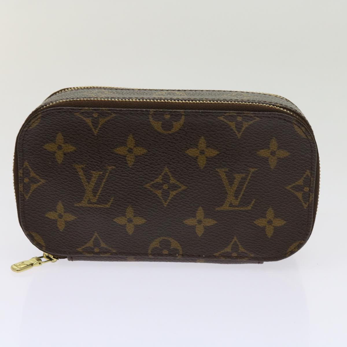 LOUIS VUITTON Monogram Trousse Brush PM Cosmetic Pouch M47510 LV 64516