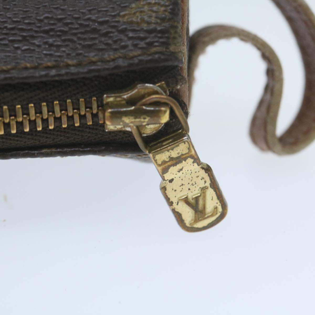 LOUIS VUITTON Monogram Etui 3 Ball de Golf Pouch M58249 LV 64521