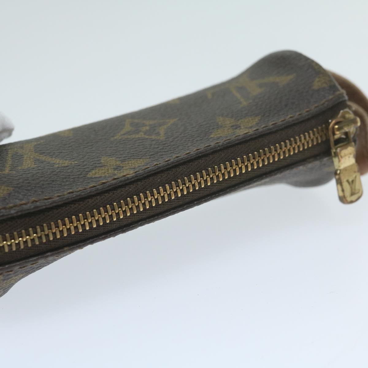 LOUIS VUITTON Monogram Etui 3 Ball de Golf Pouch M58249 LV 64521