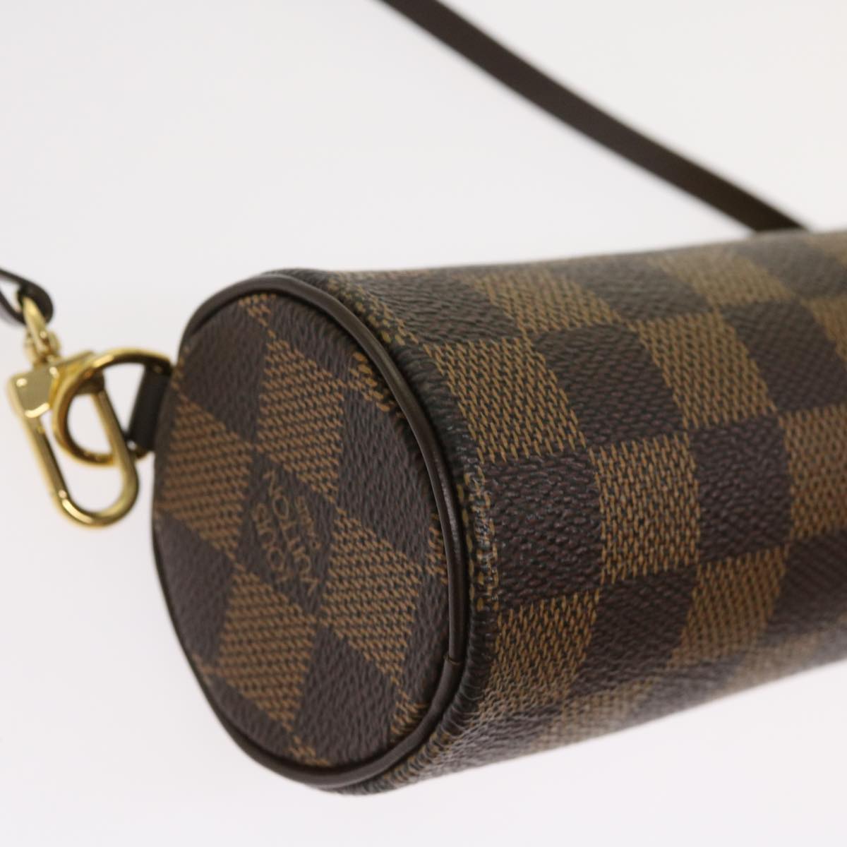 LOUIS VUITTON Damier Ebene Papillon Pouch LV 64524A