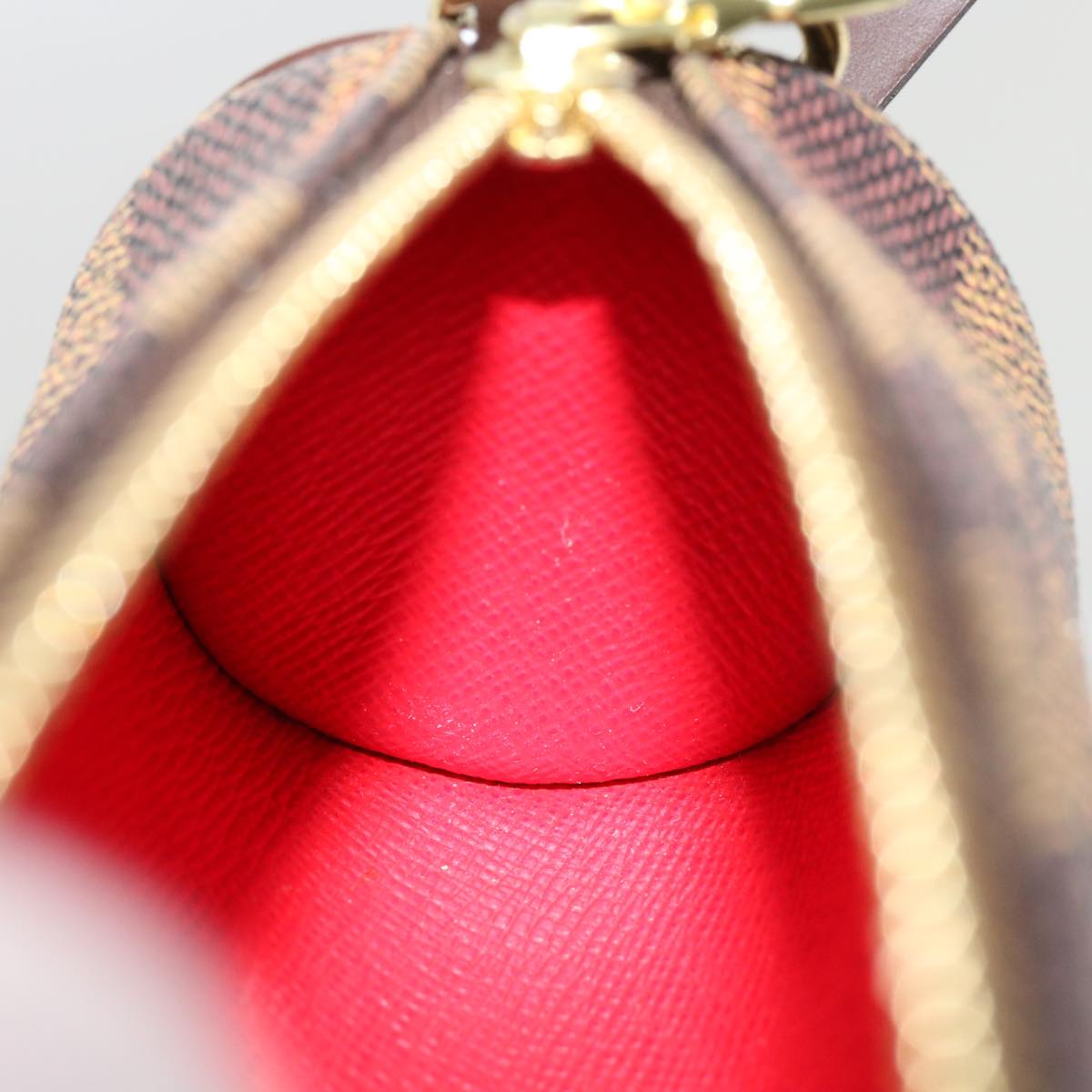 LOUIS VUITTON Damier Ebene Papillon Pouch LV 64524A