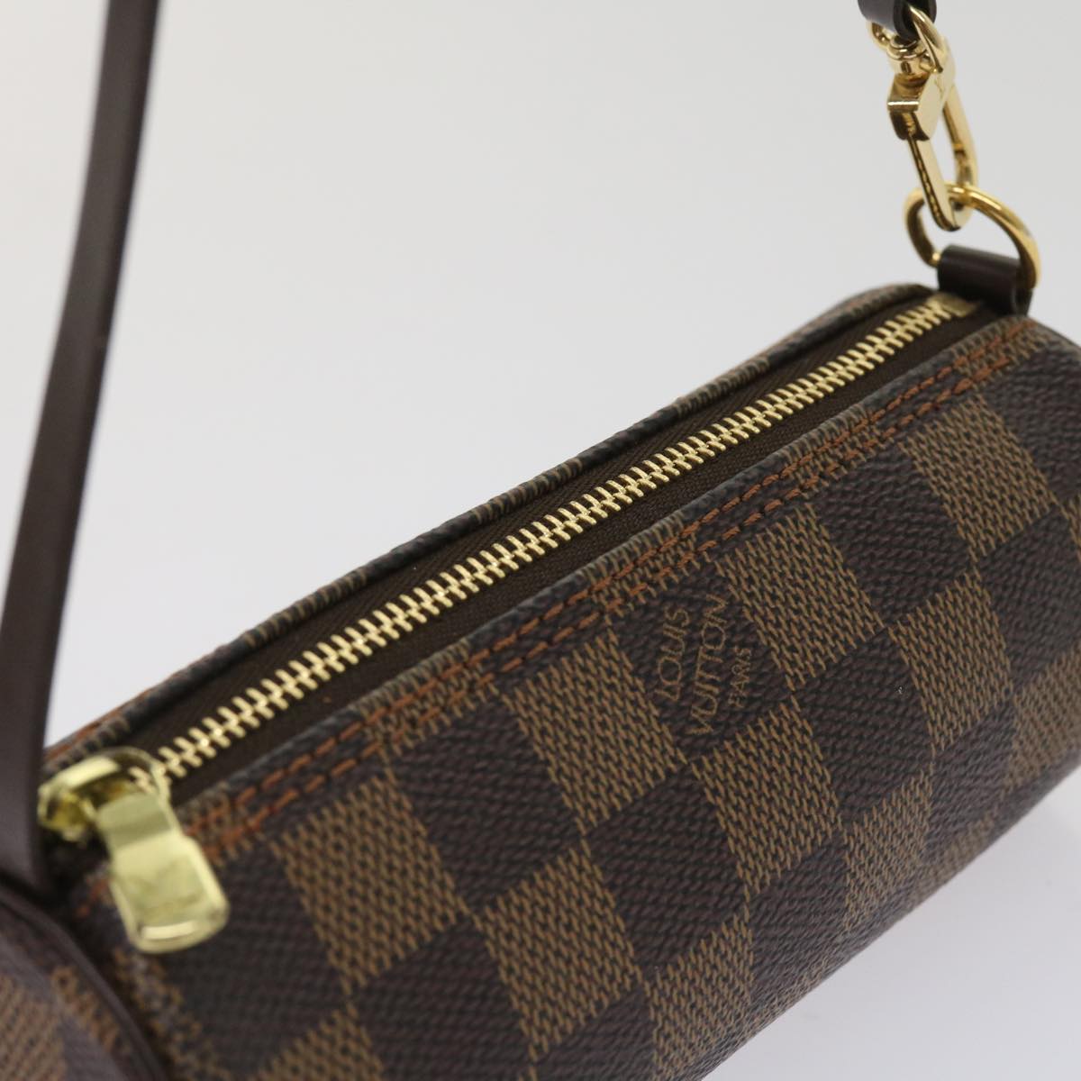 LOUIS VUITTON Damier Ebene Papillon Pouch LV 64524A