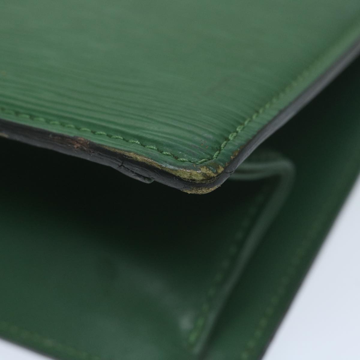 LOUIS VUITTON Epi Trousse Crete Pouch Green M48404 LV 64529