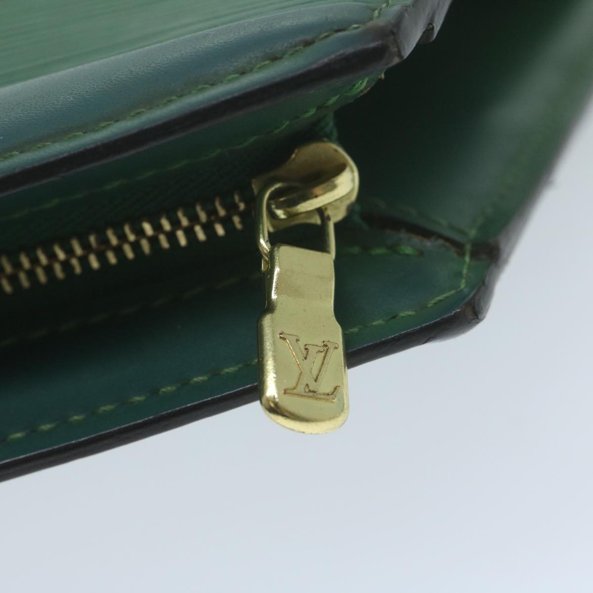 LOUIS VUITTON Epi Trousse Crete Pouch Green M48404 LV 64529