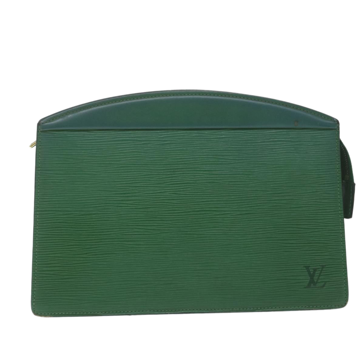 LOUIS VUITTON Epi Trousse Crete Pouch Green M48404 LV 64529