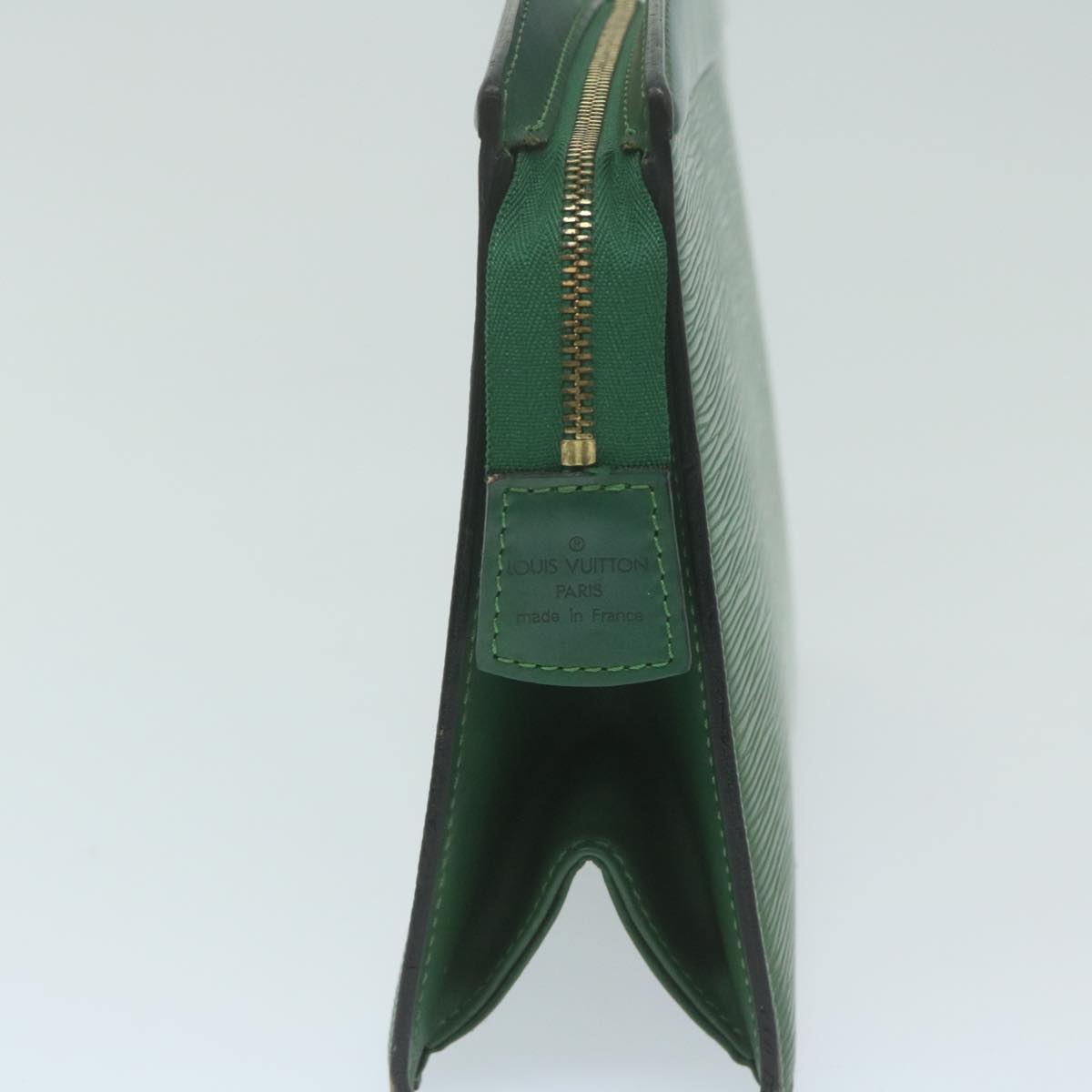 LOUIS VUITTON Epi Trousse Crete Pouch Green M48404 LV 64529