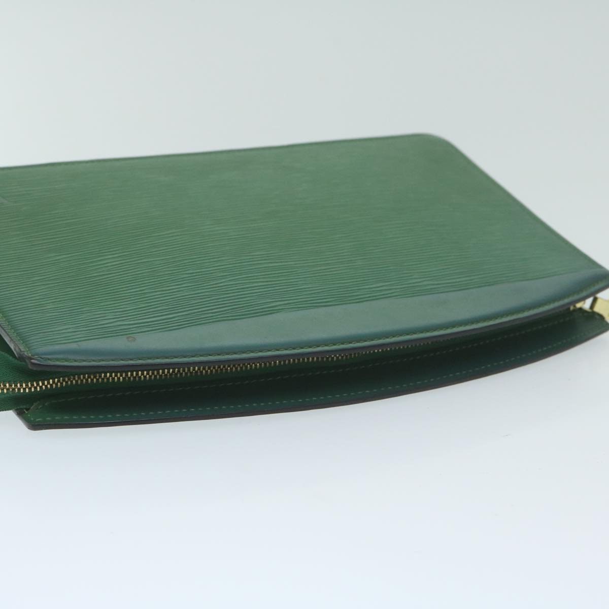 LOUIS VUITTON Epi Trousse Crete Pouch Green M48404 LV 64529
