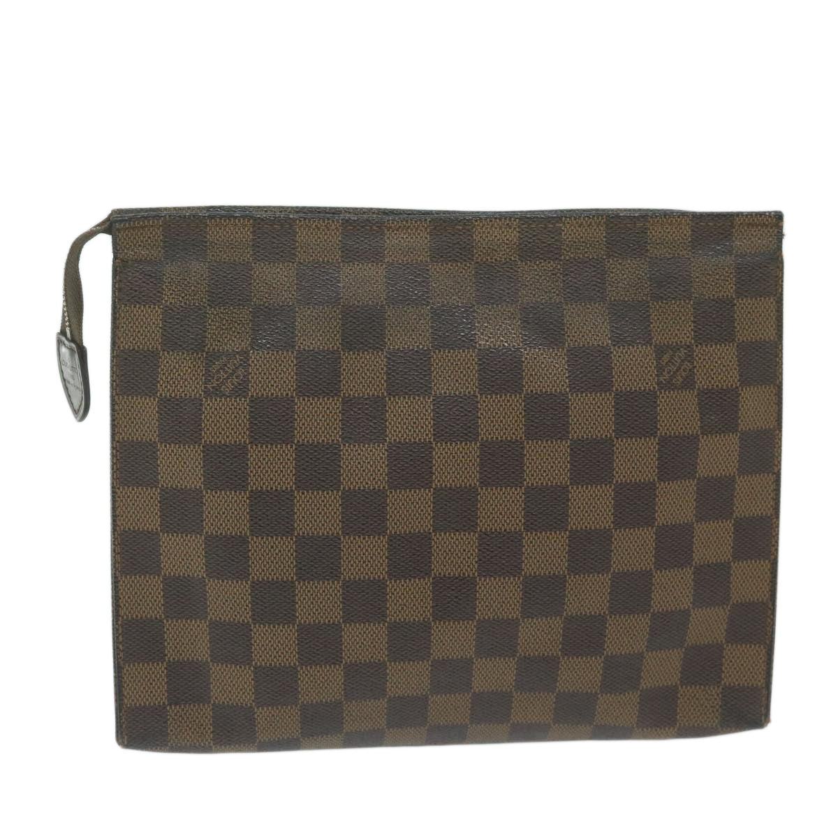 LOUIS VUITTON Damier Ebene Poche Toilette 26 Pouch N47543 LV 64533
