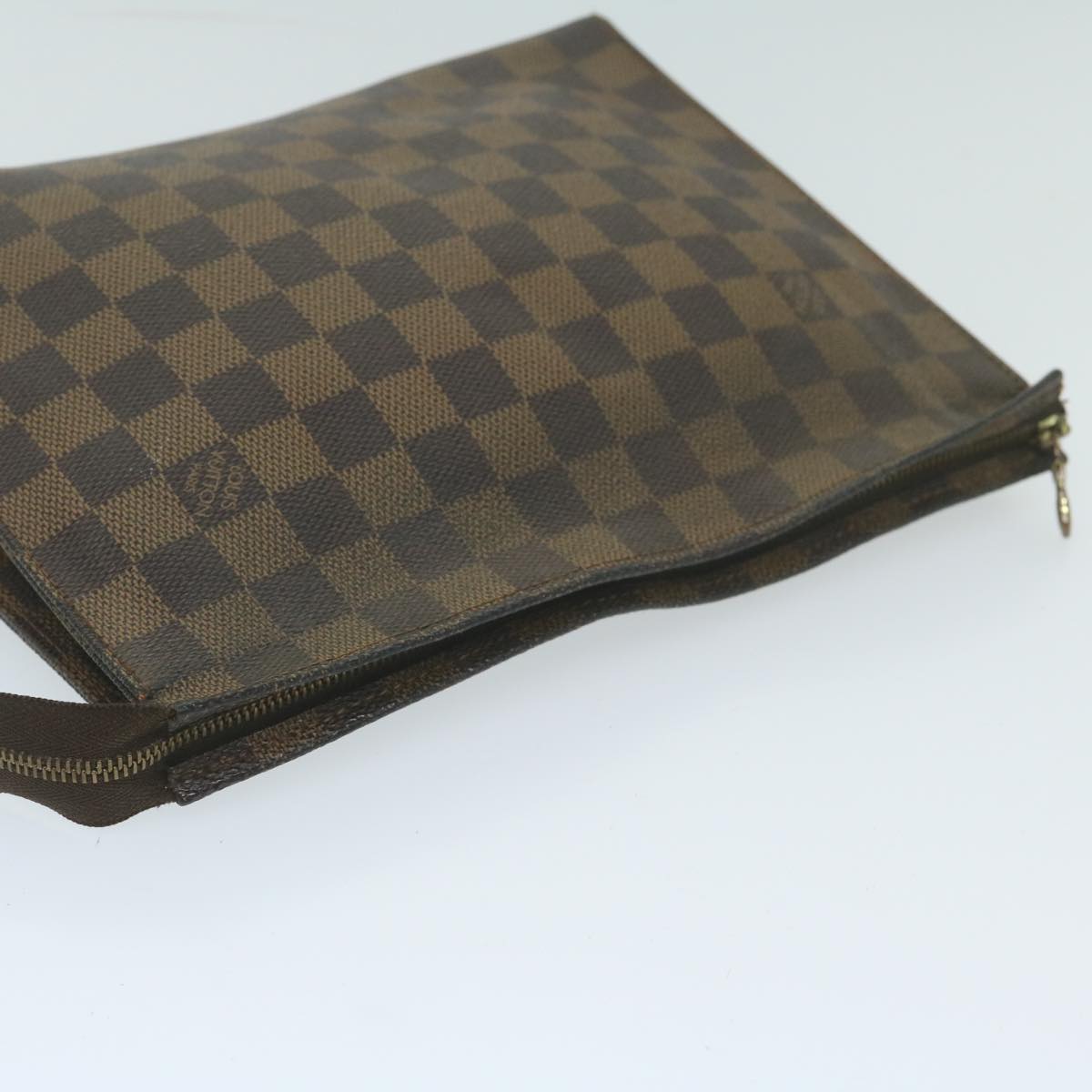 LOUIS VUITTON Damier Ebene Poche Toilette 26 Pouch N47543 LV 64533