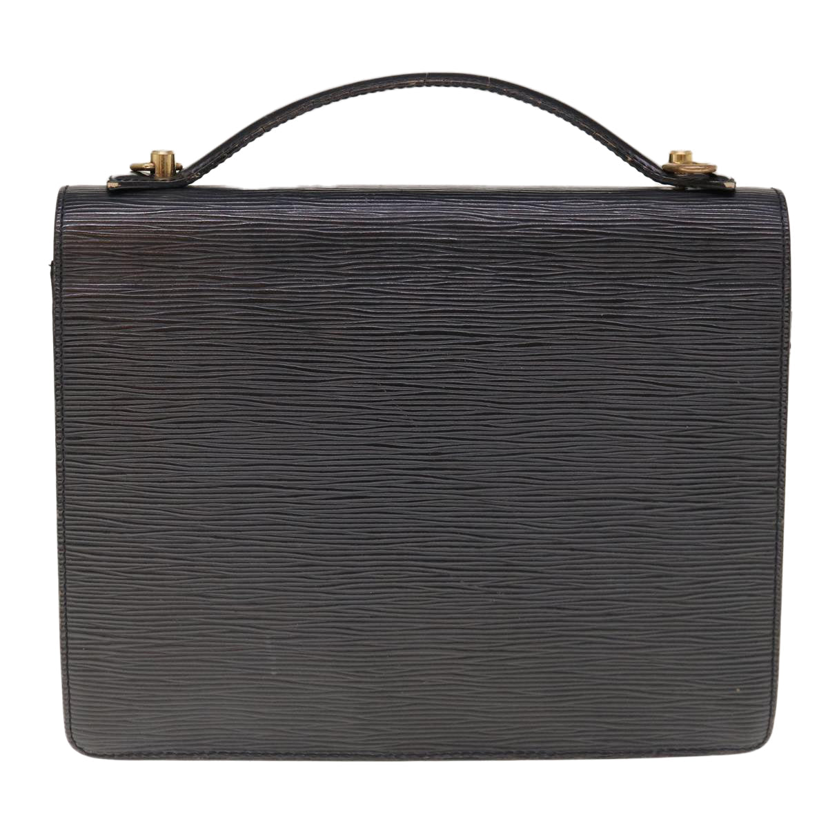 LOUIS VUITTON Epi Monceau 28 Hand Bag Black M52122 LV 64537