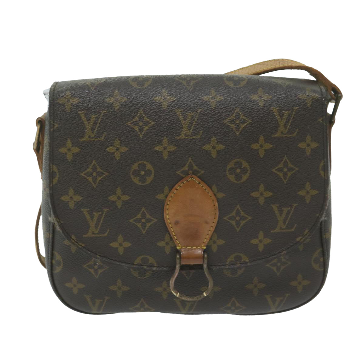 LOUIS VUITTON Monogram Saint Cloud GM Shoulder Bag M51242 LV 64545