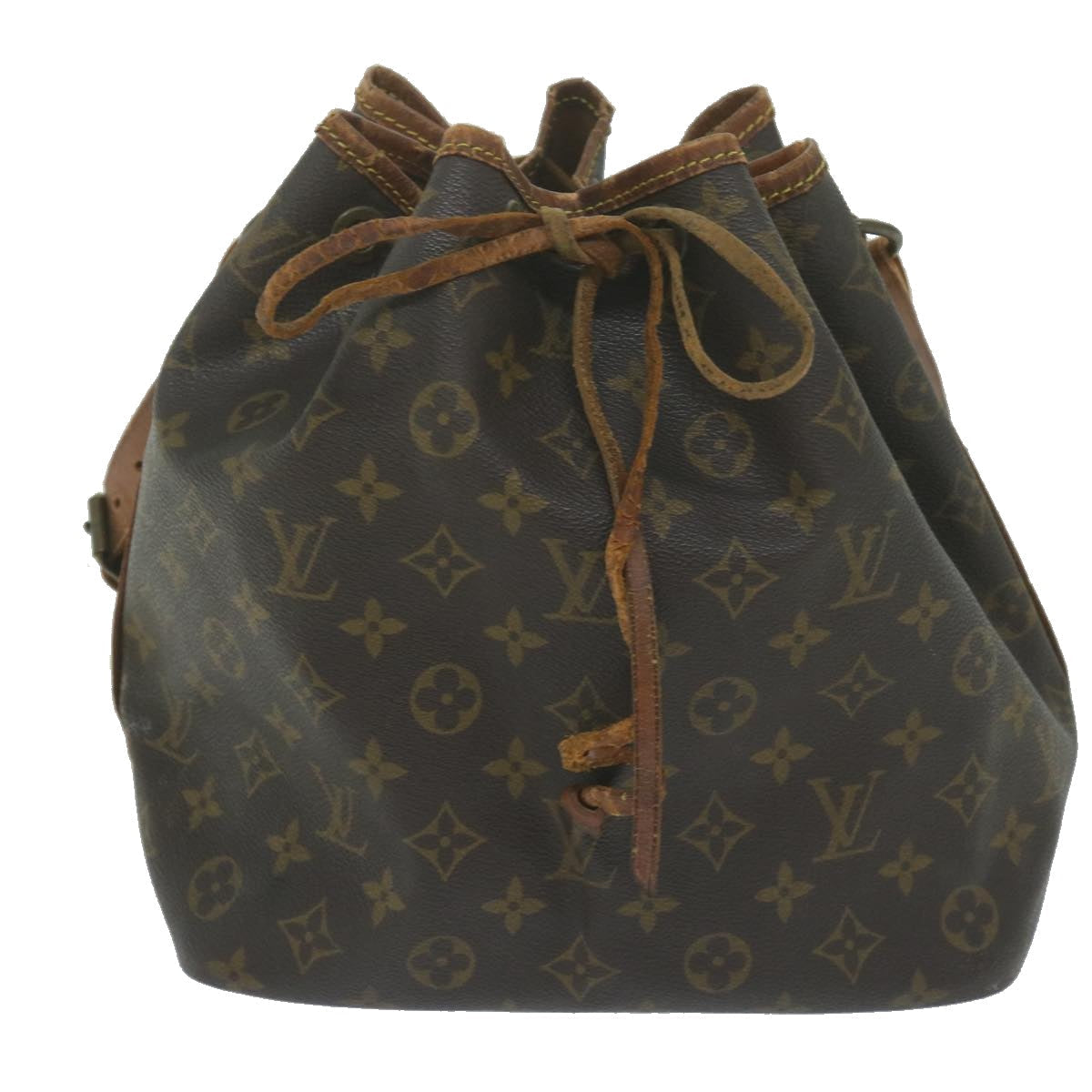 LOUIS VUITTON Monogram Petit Noe Shoulder Bag M42226 LV 64565