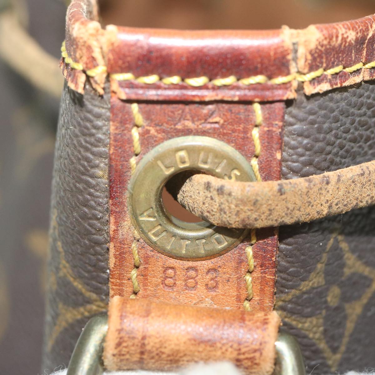LOUIS VUITTON Monogram Petit Noe Shoulder Bag M42226 LV 64565