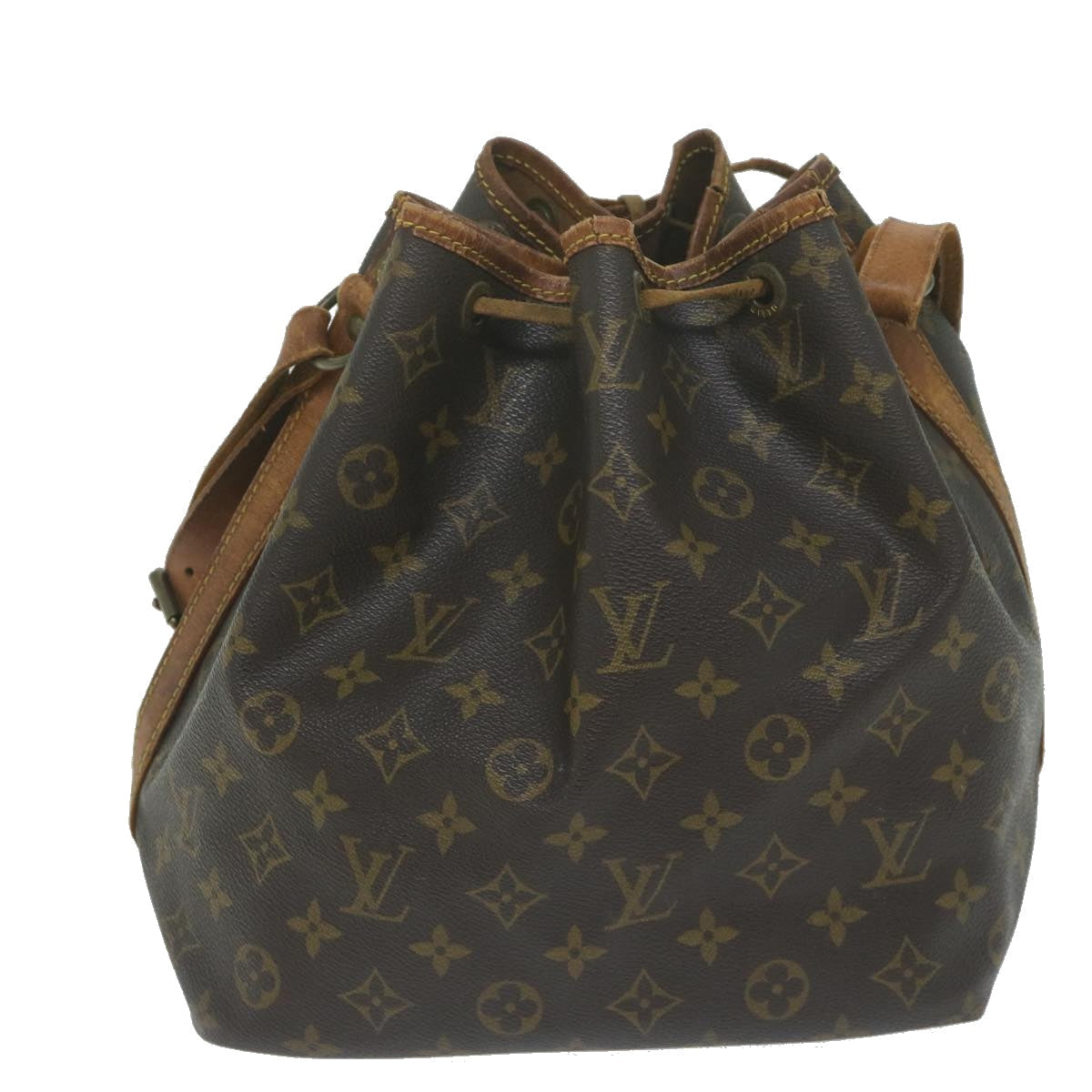 LOUIS VUITTON Monogram Petit Noe Shoulder Bag M42226 LV 64565