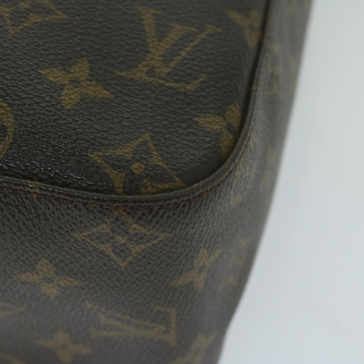 LOUIS VUITTON Monogram Looping GM Shoulder Bag M51145 LV 64570