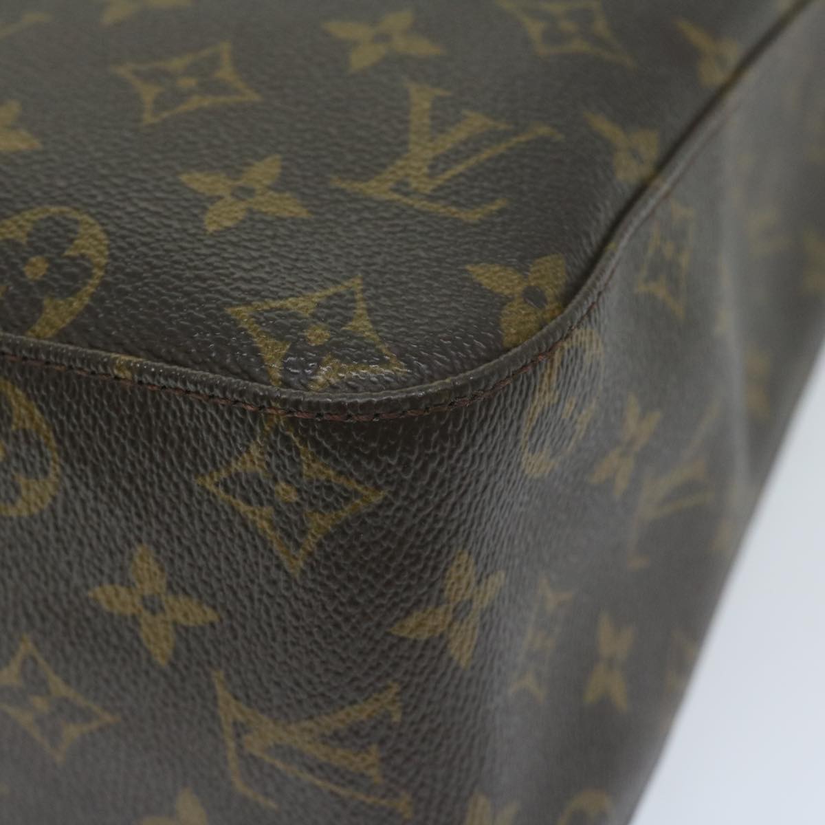 LOUIS VUITTON Monogram Looping GM Shoulder Bag M51145 LV 64570