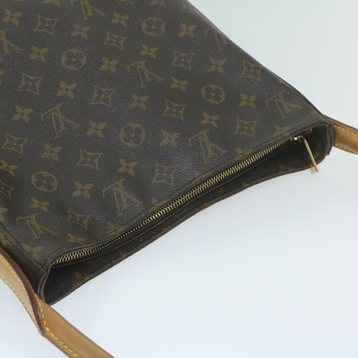 LOUIS VUITTON Monogram Looping GM Shoulder Bag M51145 LV 64570