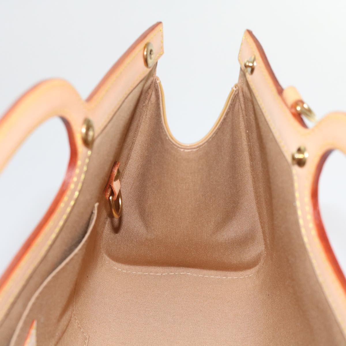 LOUIS VUITTON Monogram Vernis Roxbury Drive Hand Bag Noisette M91372 64573A