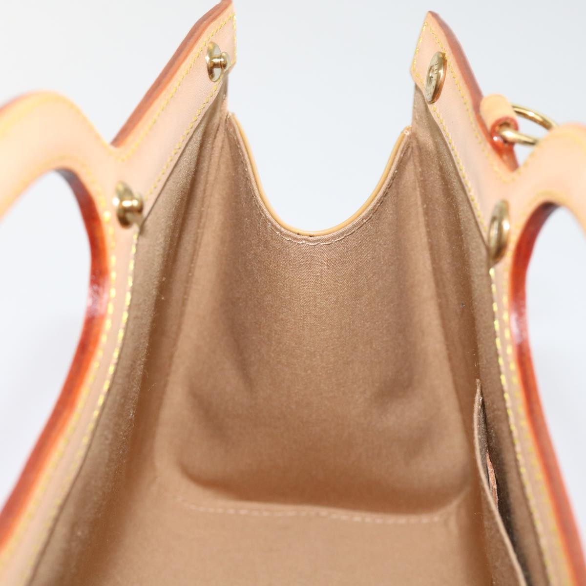LOUIS VUITTON Monogram Vernis Roxbury Drive Hand Bag Noisette M91372 64573A