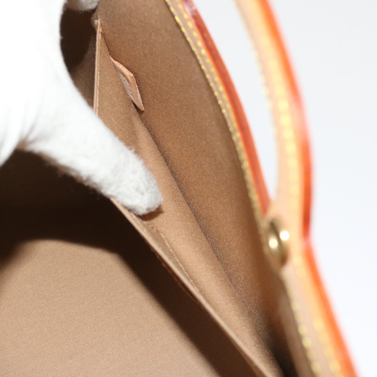 LOUIS VUITTON Monogram Vernis Roxbury Drive Hand Bag Noisette M91372 64573A